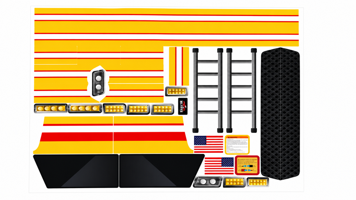 Firetruck NY Style Striping Stickers *DUE SEPT IF YOU ORDER NOW